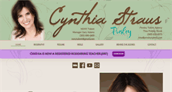 Desktop Screenshot of cynthiastraus.com