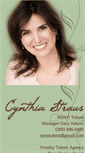 Mobile Screenshot of cynthiastraus.com